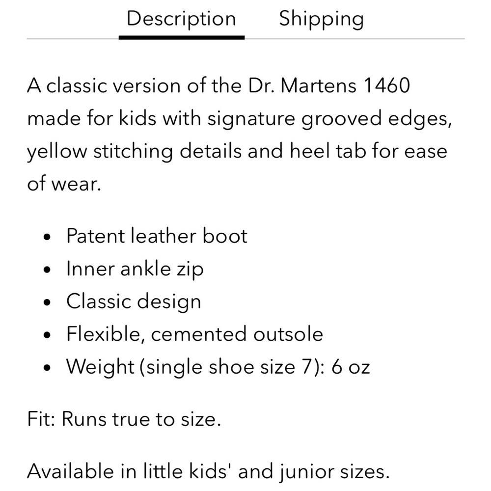 Dr. Martens 1460 8-Eye Boot - Little Kid Pink - Picture 6 of 12